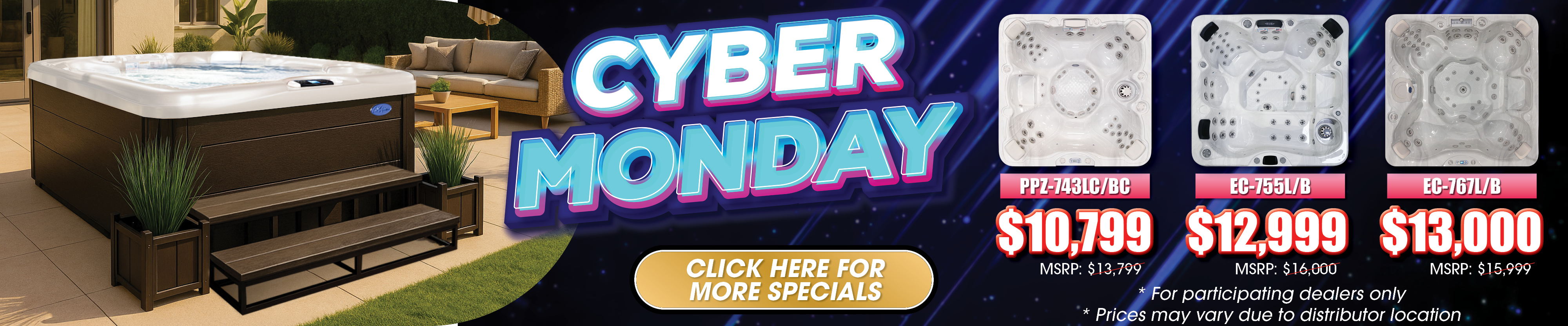 Calspas hot tub being used in a family setting - Boulder