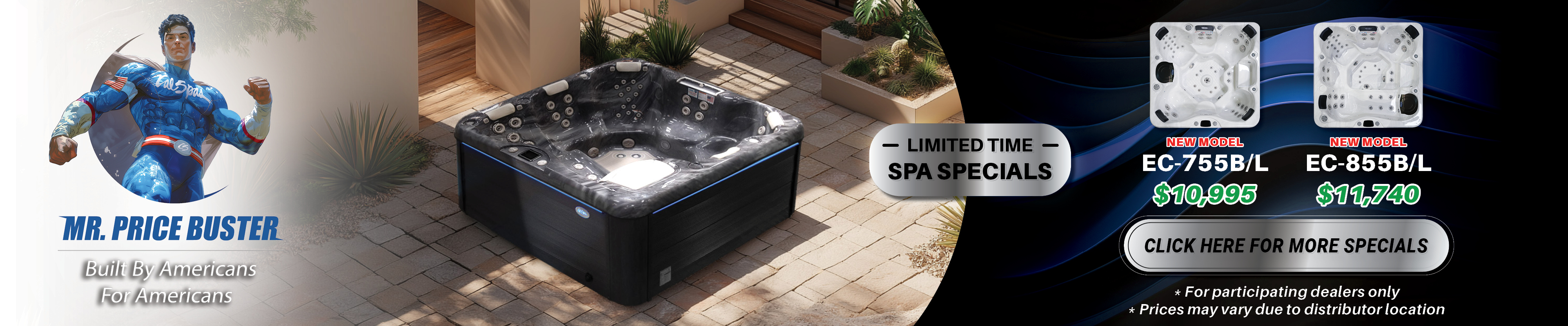 Calspas hot tub being used in a family setting - Boulder