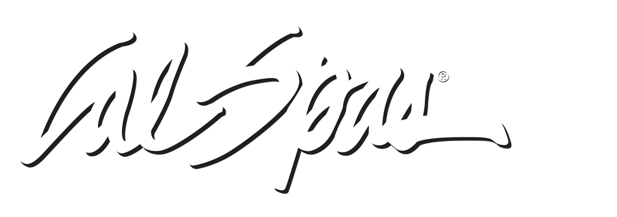 Calspas White logo hot tubs spas for sale Boulder